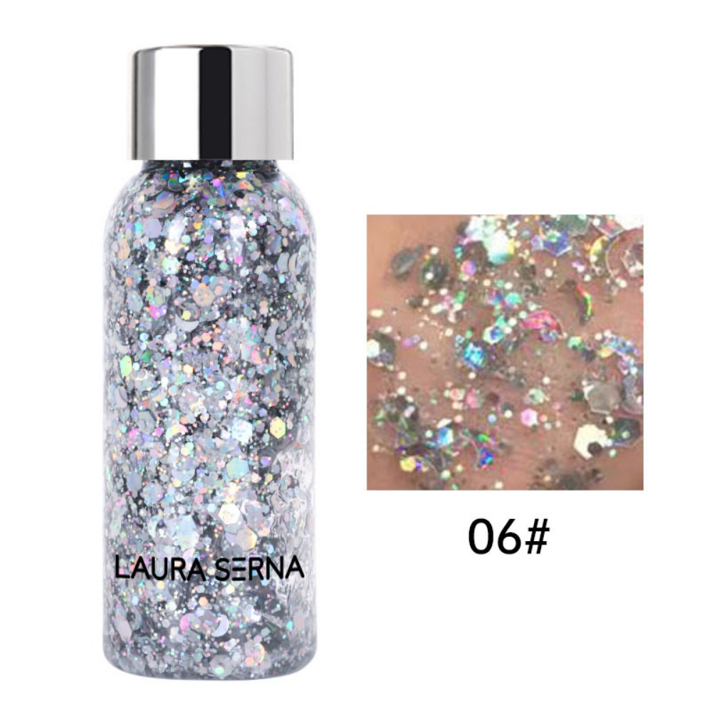 Body Shimmer Lotion - Gel, Sequins Face & Body Glitters