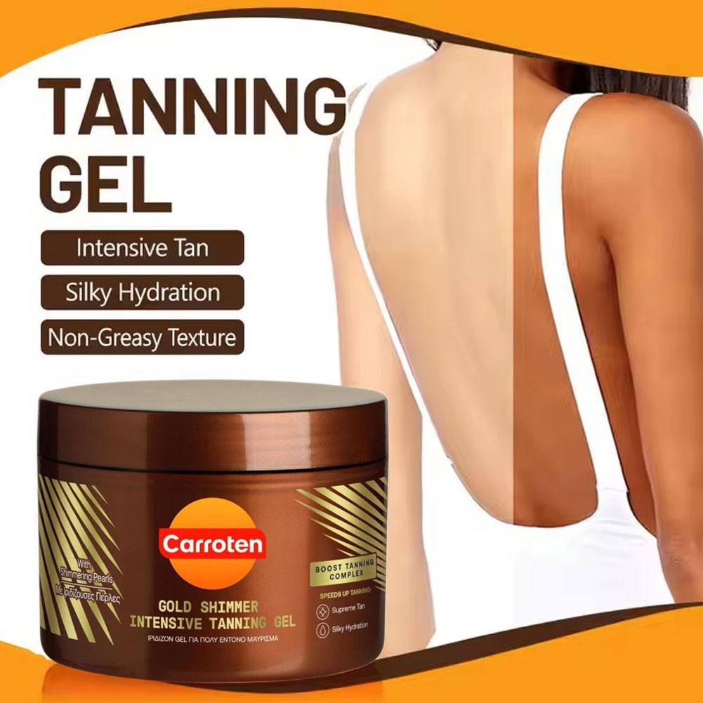 Body Shimmer Lotion - Carroten Gold Shimmer Tanning Gel, Intensive