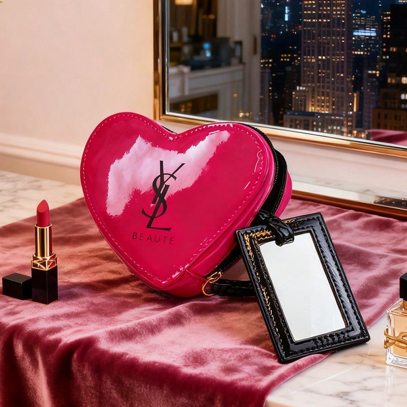 Ysl Beauty Makeup - YSL Blush Pink Heart Shaped Cosmetic