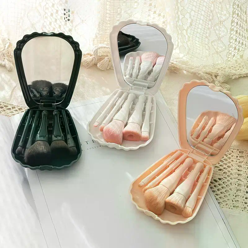 Beauty Makeup Hd - 5Pcs Portable Makeup Brush Set HD