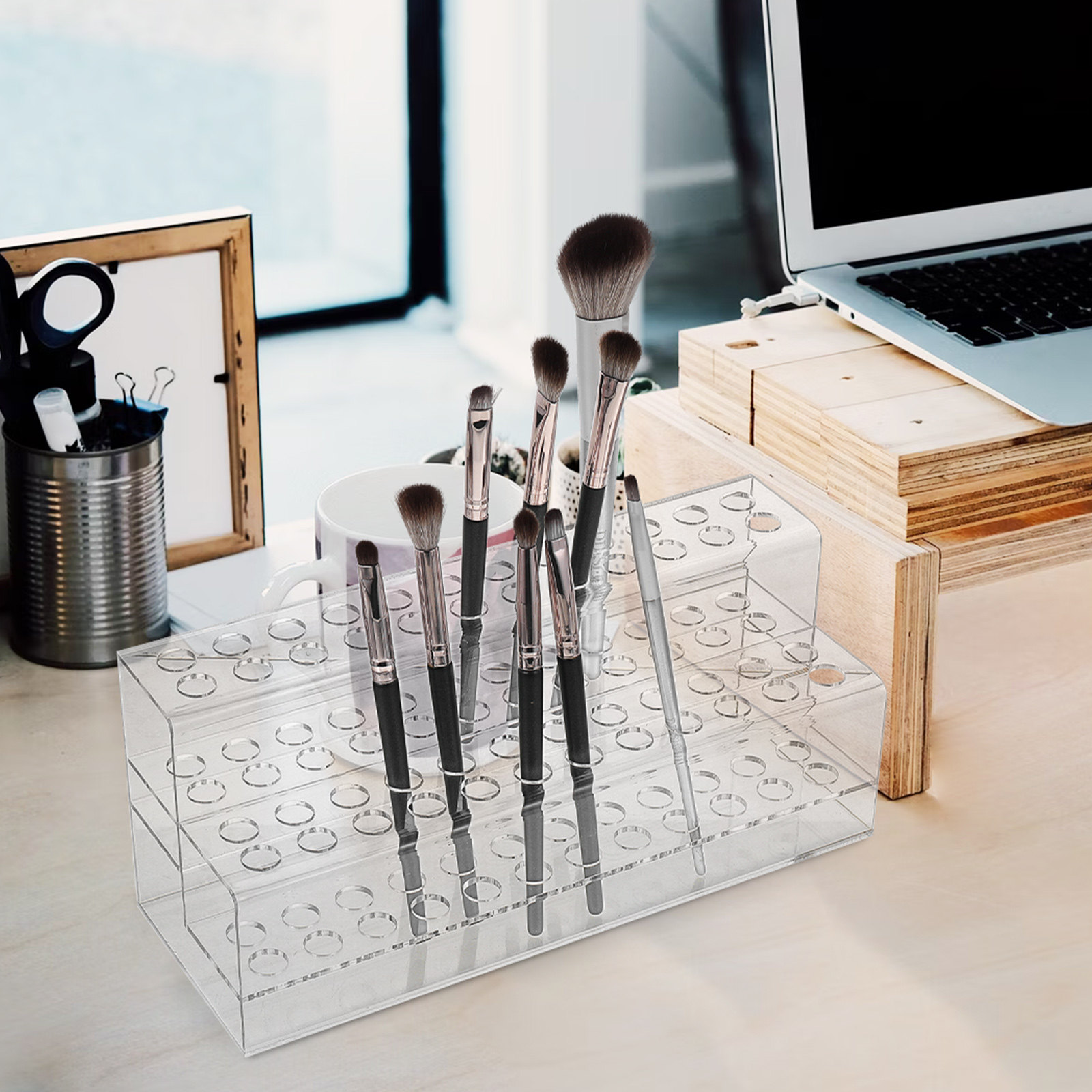 Acrylic Makeup Pen Holder Orga - Lip Liner Pencil reseña y precio