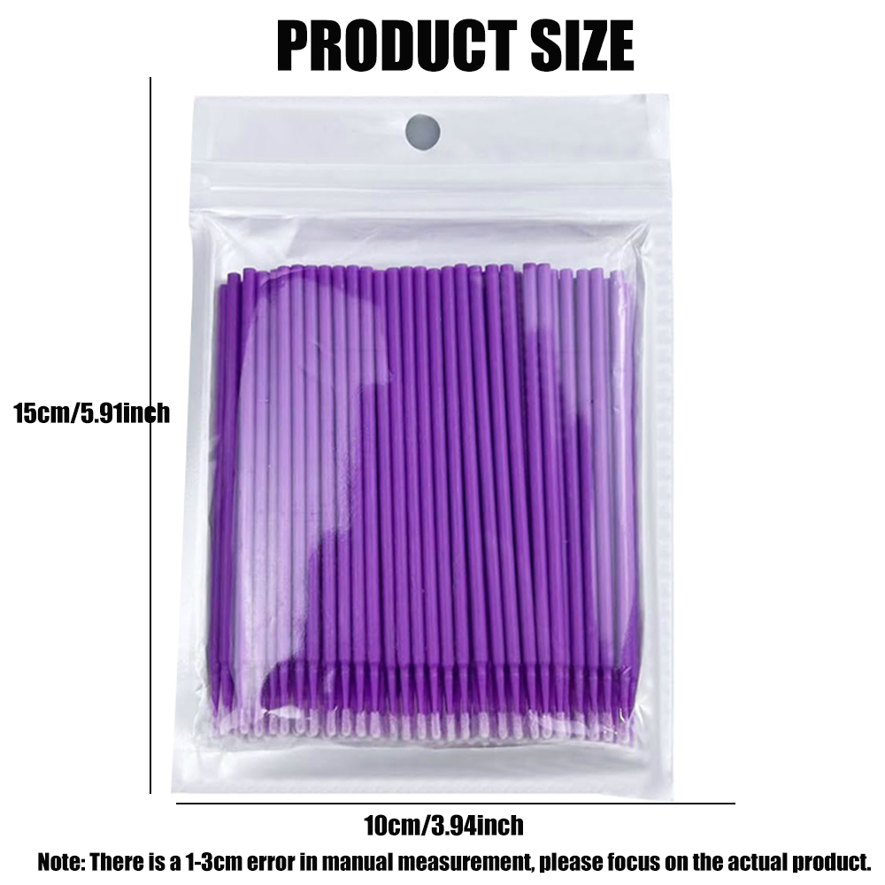 500/1000PCS Eyelash Cleaning B - Beauty Makeup Background reseña y precio