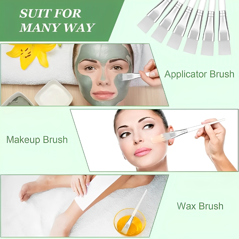 12pcs/set Facial Mask Brushes  - Beauty Makeup Background reseña y precio