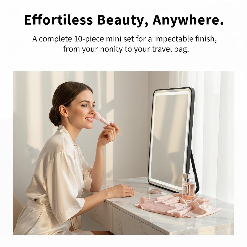 10Pcs Synthetic Makeup Brushes - Beauty Makeup Events reseña y precio