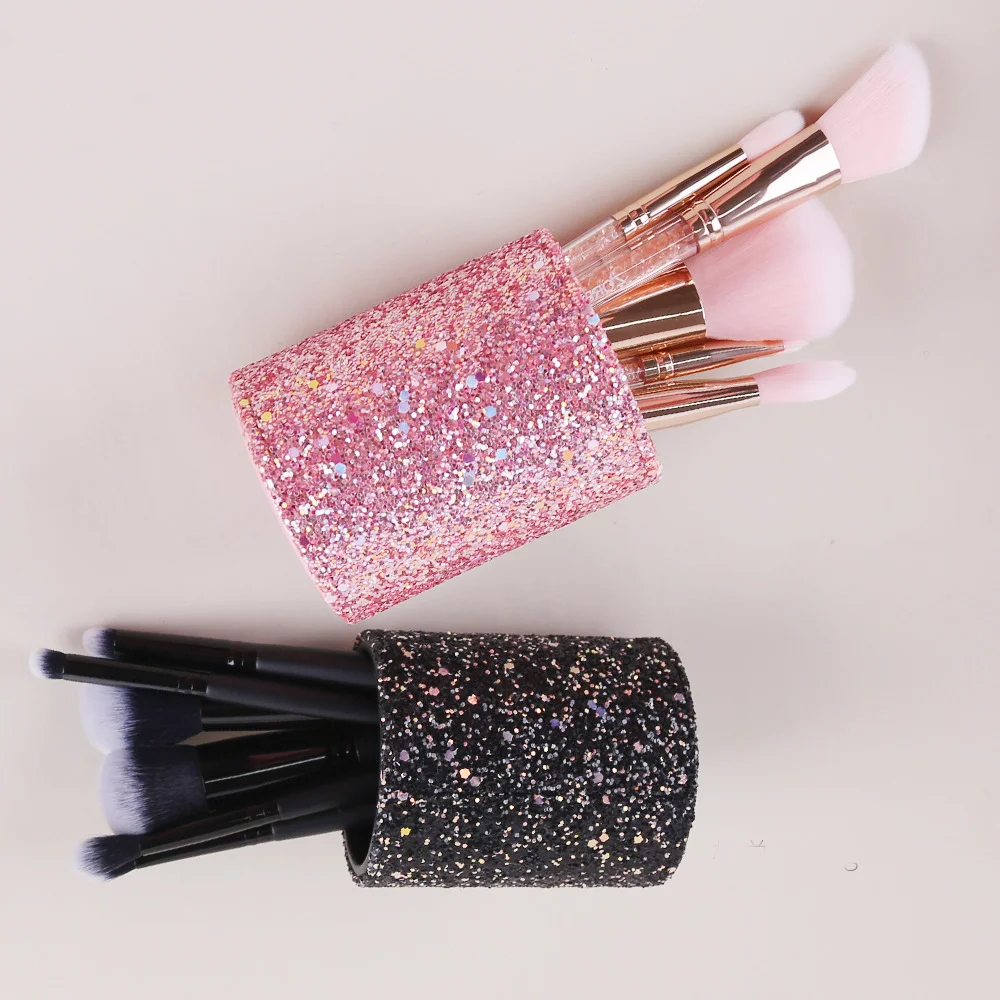 Sparkling Makeup Brush Bucket  - Lip Liner Pencil reseña y precio