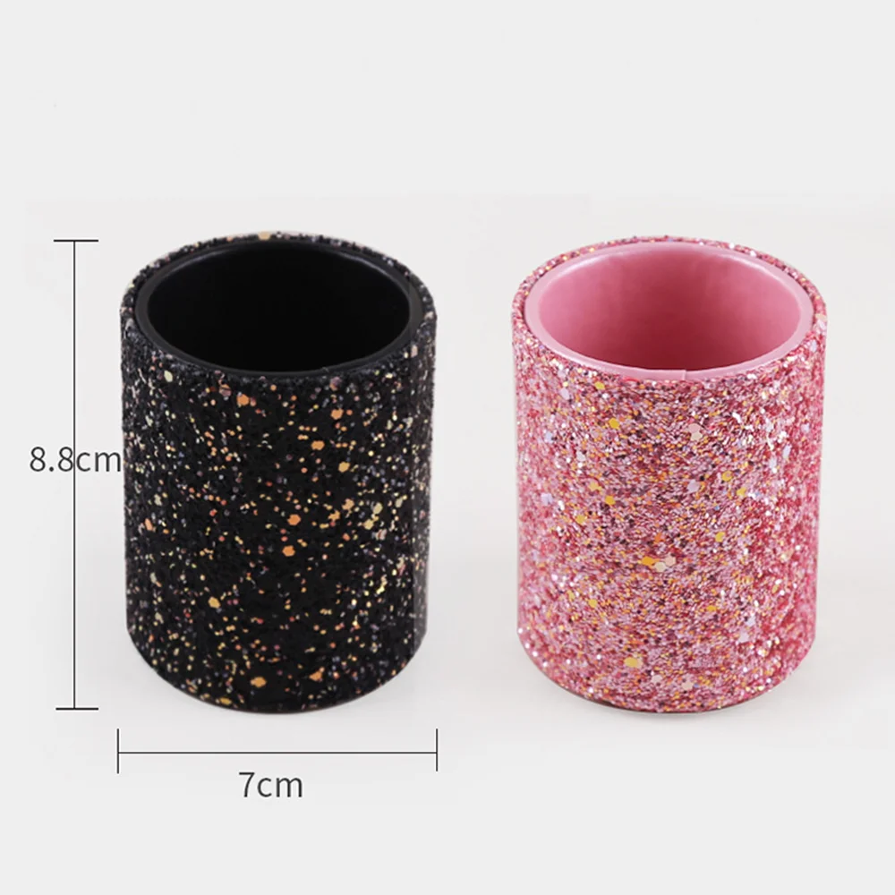Sparkling Makeup Brush Bucket  - Lip Liner Pencil reseña y precio