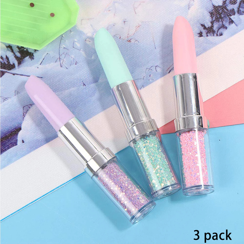 Lipstick Shape Diamond Paintin - Lip Liner Pencil reseña y precio