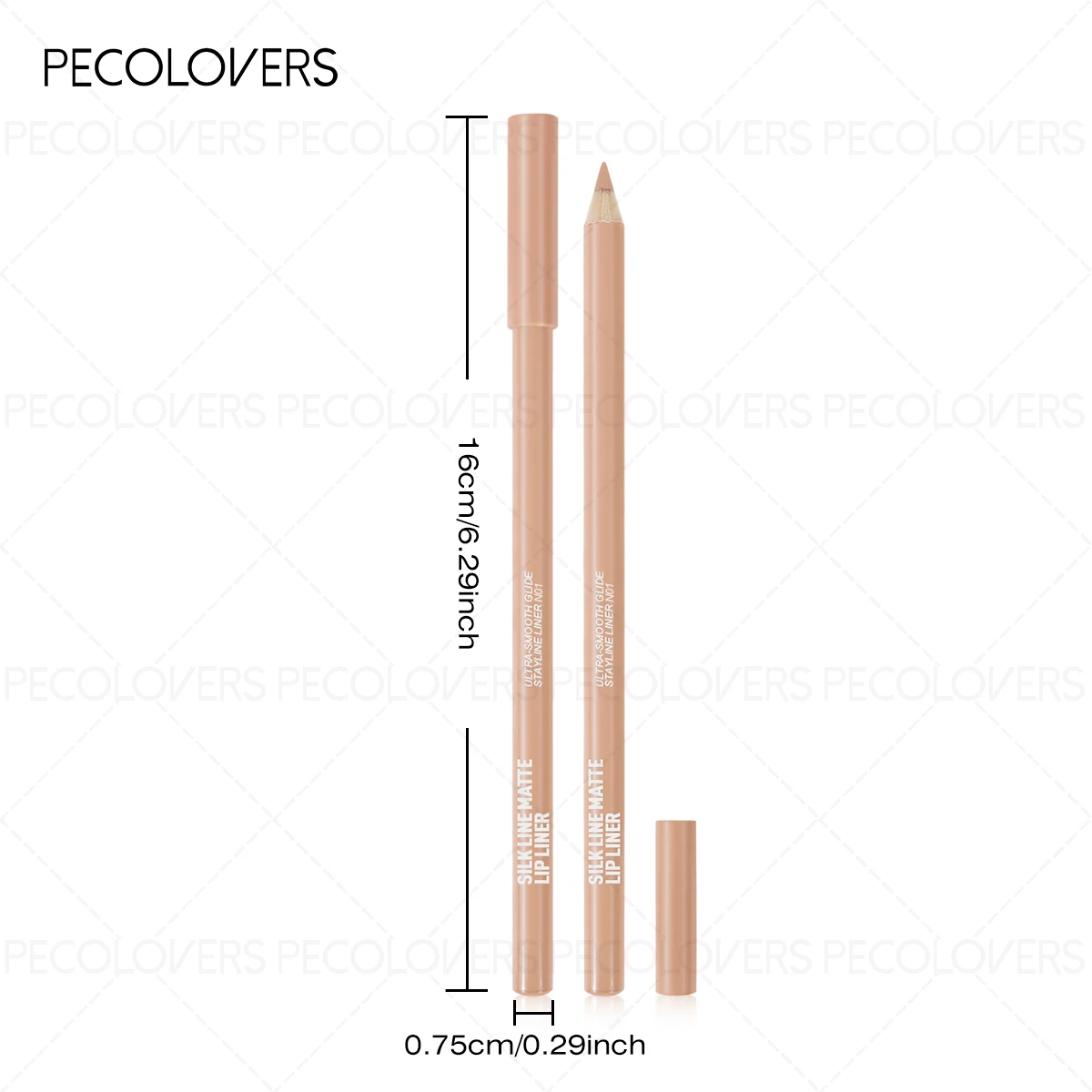Nude Matte Lip Pencil - Long-L - Lip Liner Pencil reseña y precio
