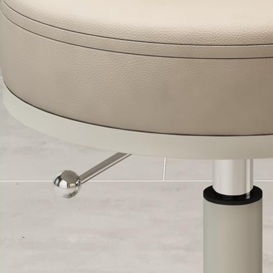 Round Swivel Stool, Modern Bea - Beauty Lab Makeup reseña y precio