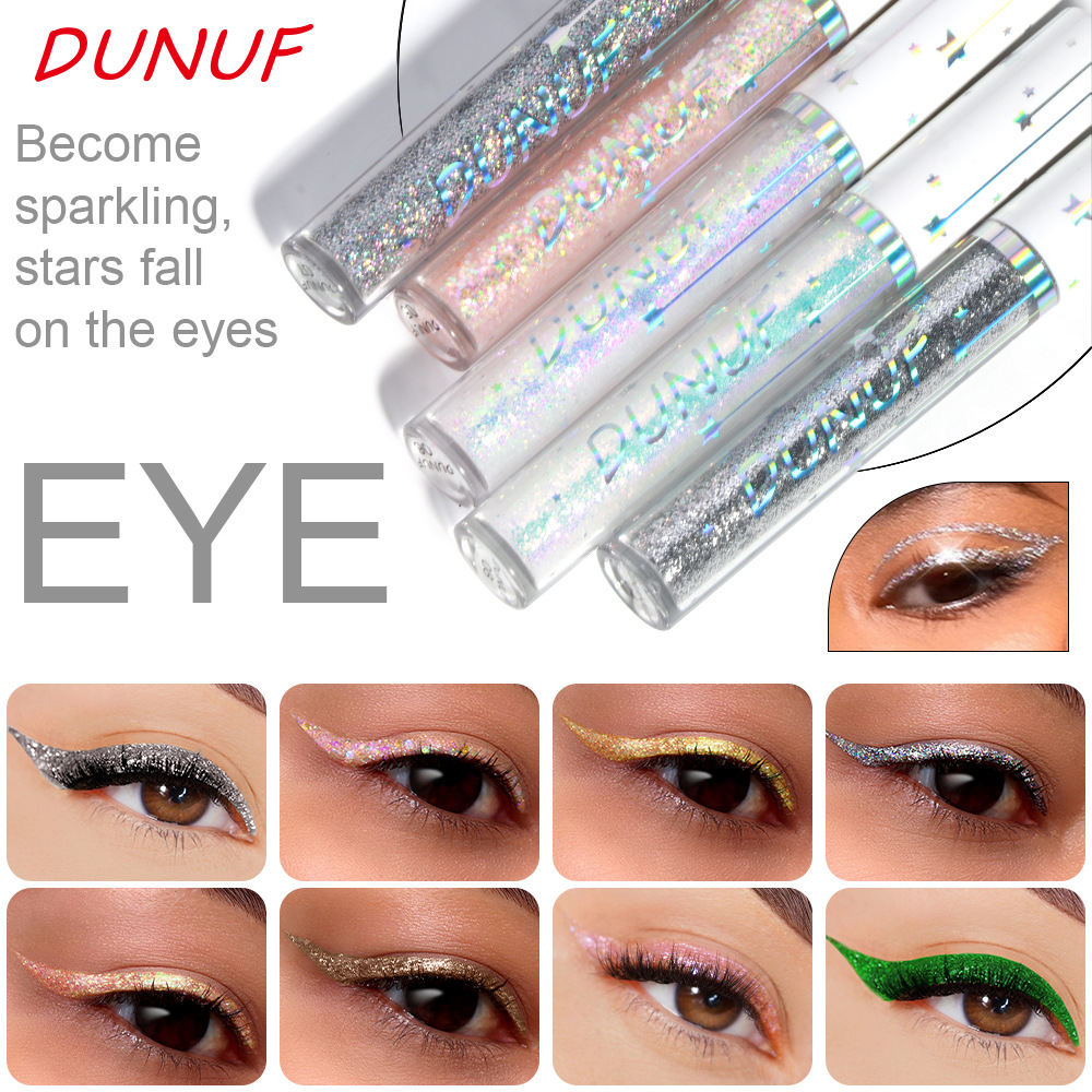 6 Pcs Glitter Eyeliner Set Gol - Beauty Makeup Events reseña y precio