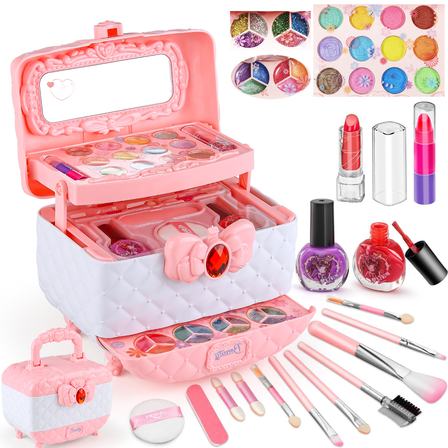 Kids Makeup Toy Kit for Girls, - Beauty Makeup Kit For Girls reseña y precio