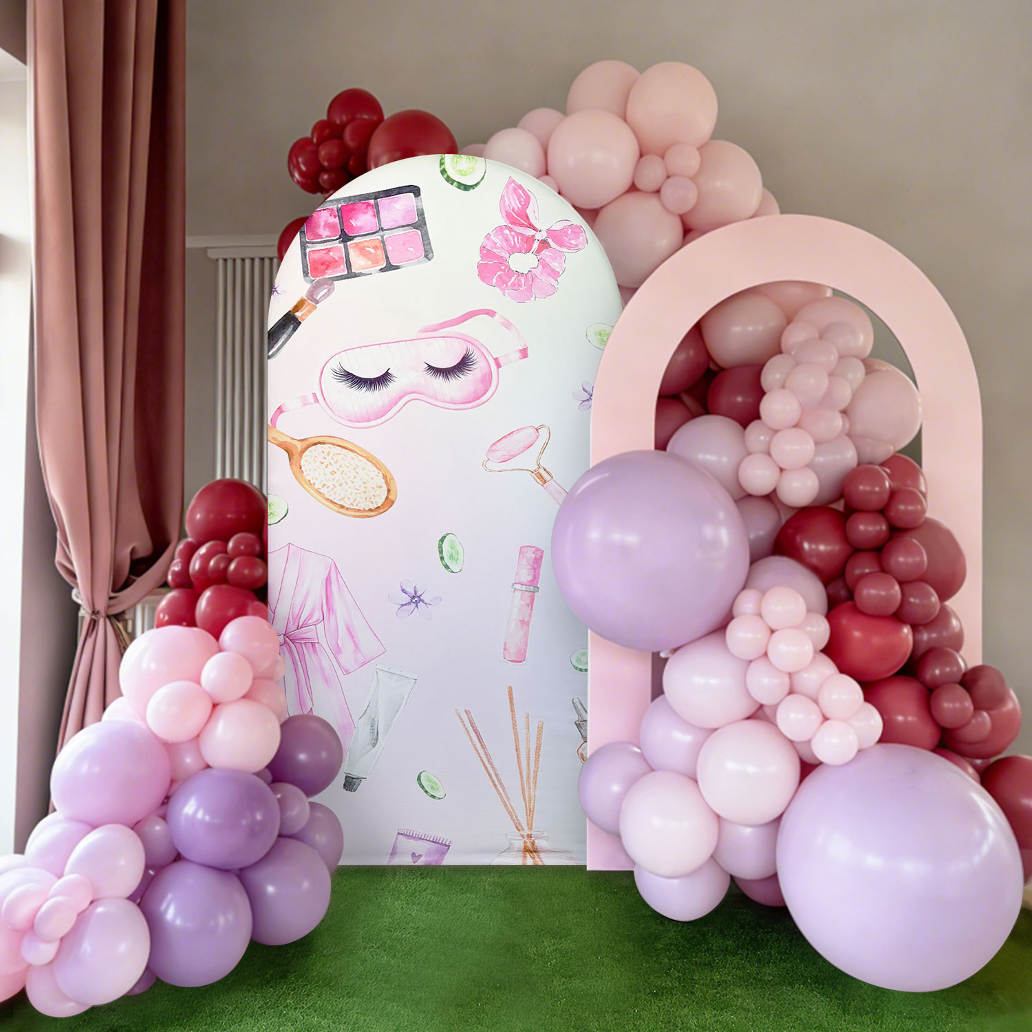 Happy Birthday Makeup Backdrop - Beauty Makeup Events reseña y precio
