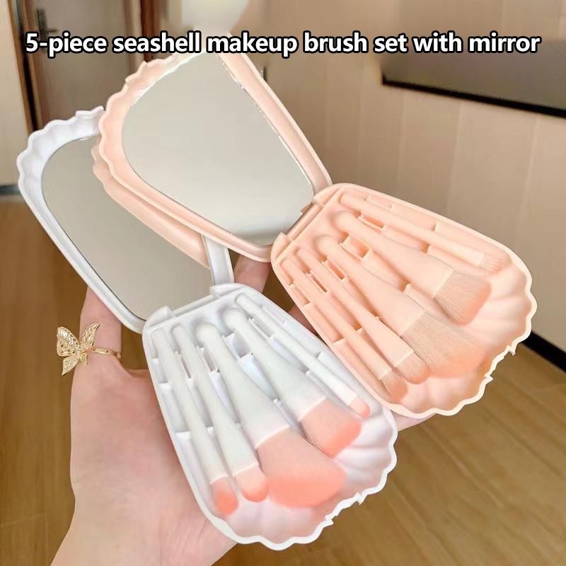 5Pcs Portable Makeup Brush Set - Beauty Makeup Hd reseña y precio