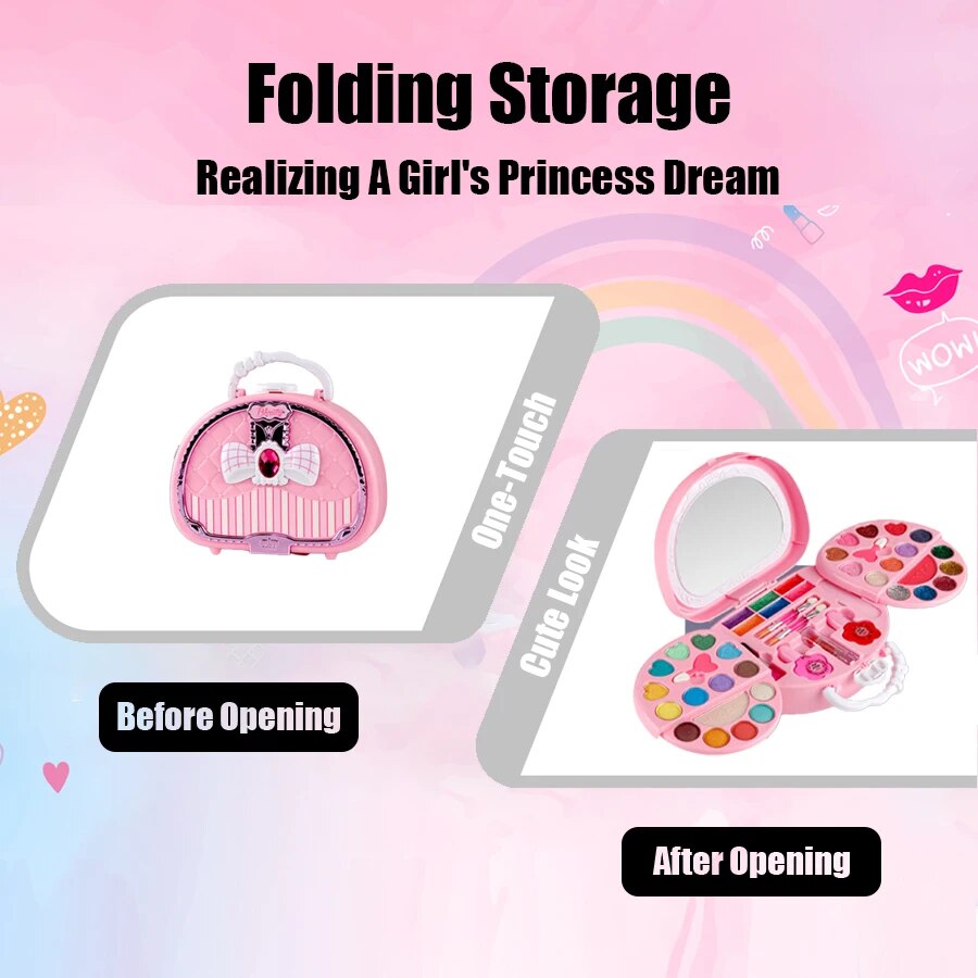 Kids Beauty Toys Makeup Kit Li - Beauty Makeup Kit For Girls reseña y precio