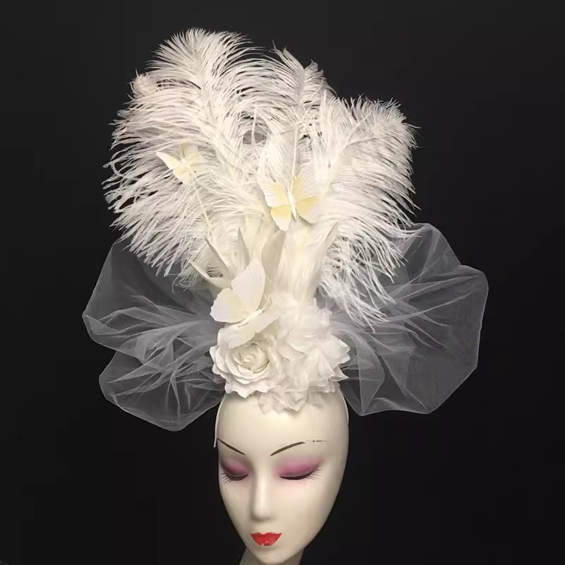 New White Beautiful Feather Fl - Beauty Makeup Events reseña y precio