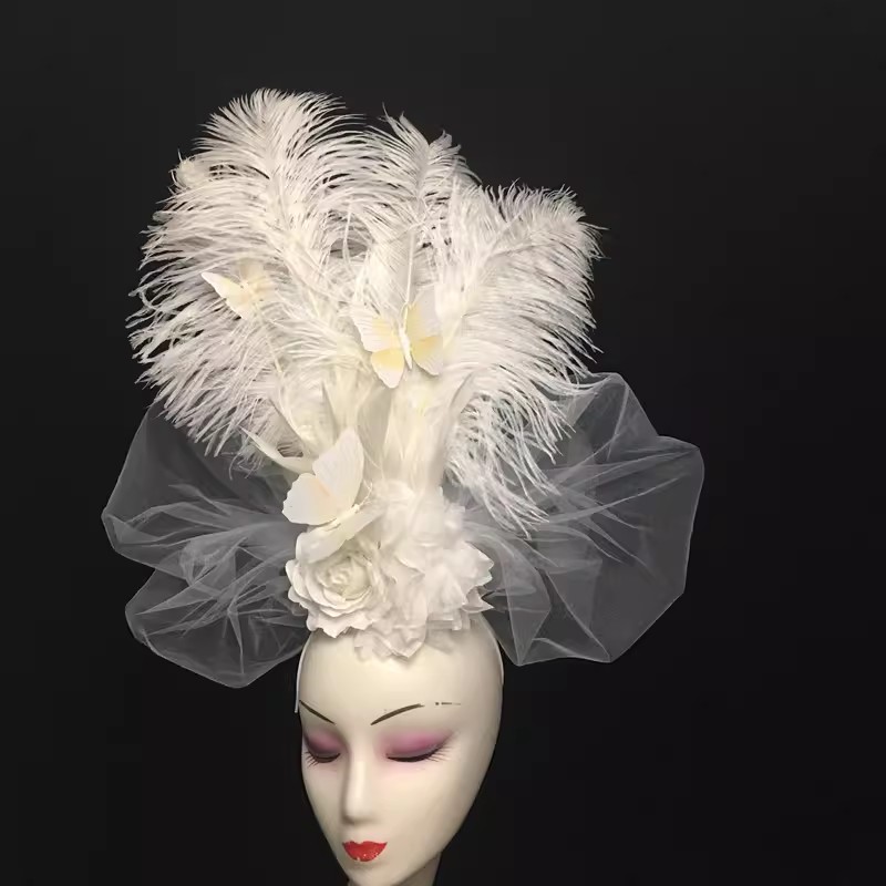 New White Beautiful Feather Fl - Beauty Makeup Events reseña y precio