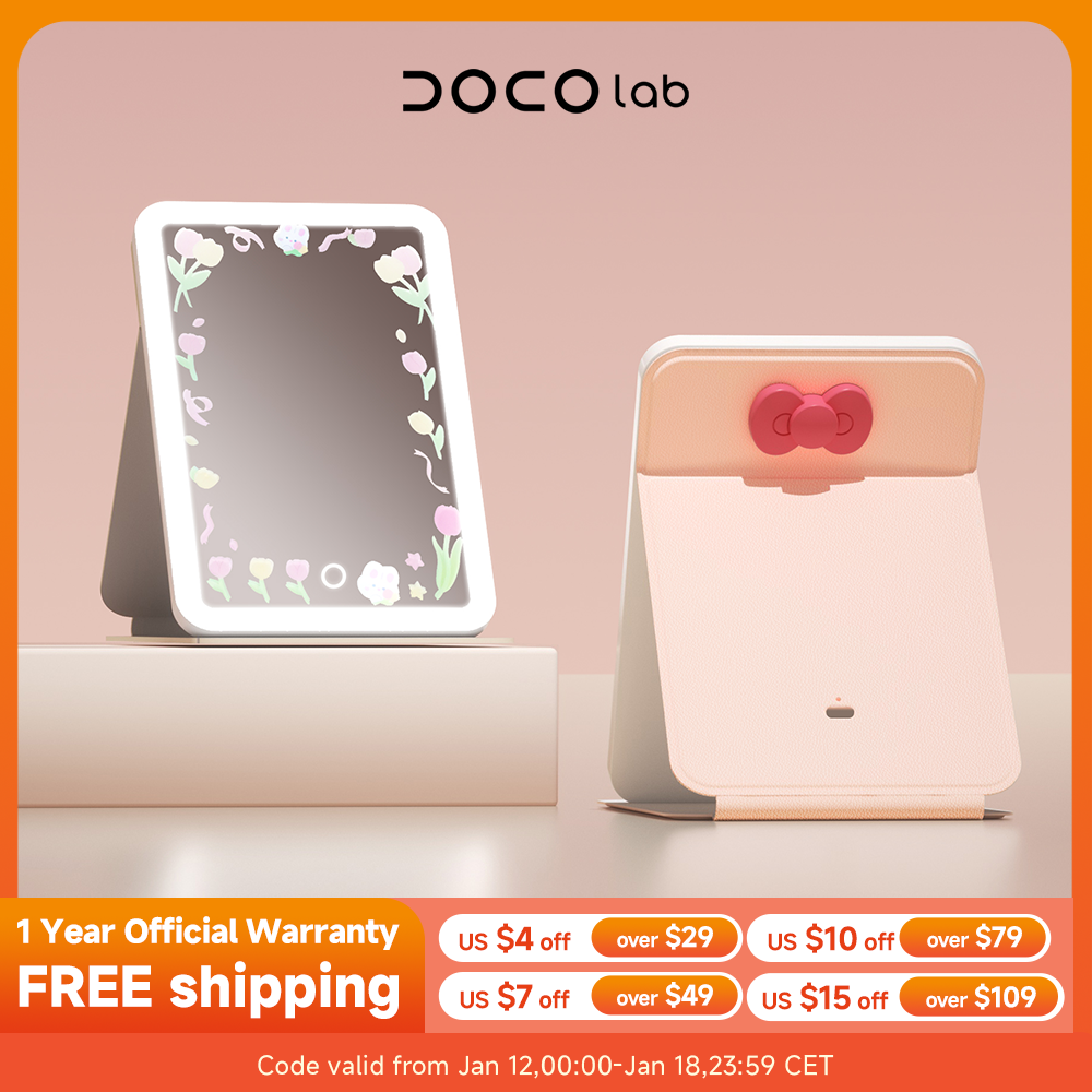 DOCO Makeup Mirror Foldable Po - Beauty Lab Makeup reseña y precio