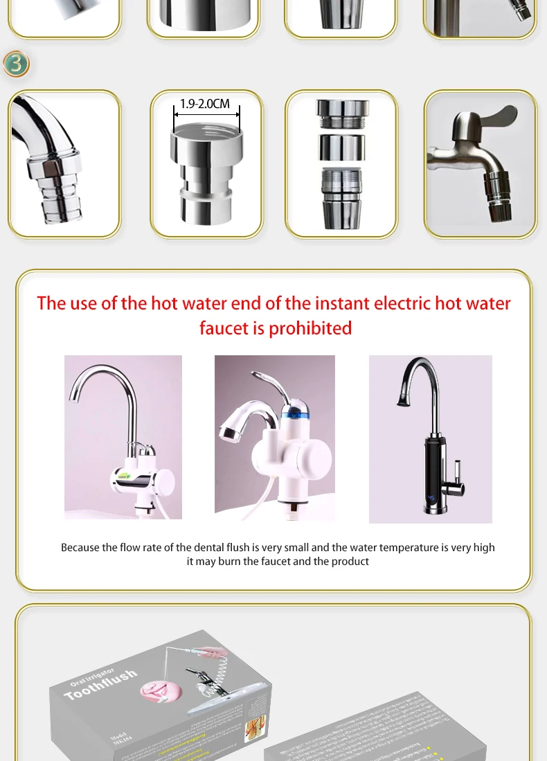 Water Dental Flosser Faucet Or - Micellar Water Cleanser reseña y precio