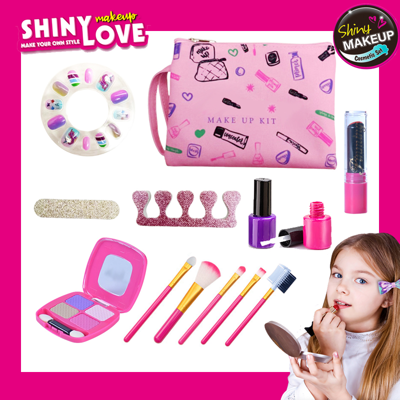 Pretend Makeup Kit For Girls W - Beauty Makeup Kit For Girls reseña y precio