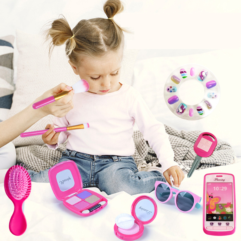 Pretend Makeup Kit For Girls W - Beauty Makeup Kit For Girls reseña y precio