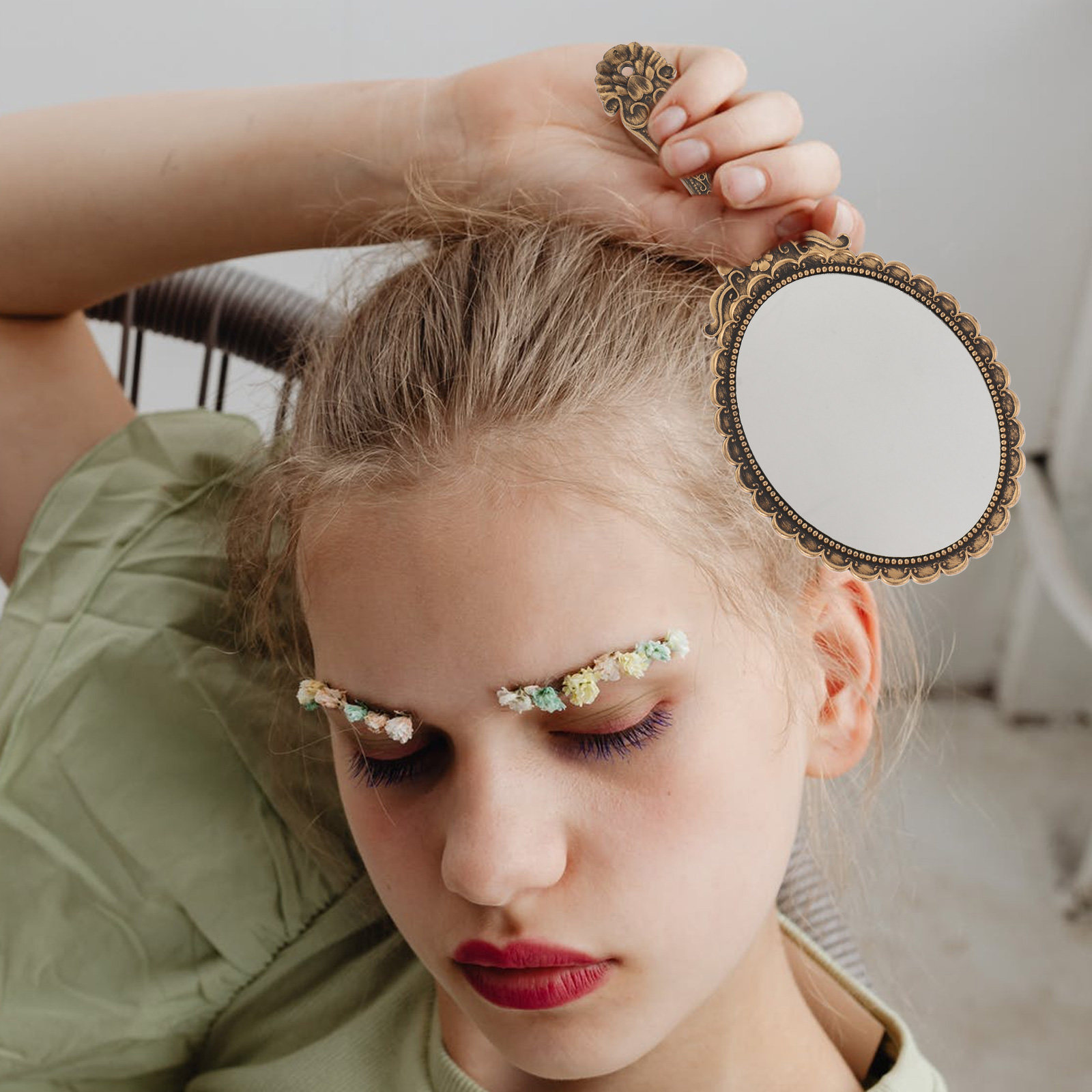 Portable Vintage Handheld Make - Beauty Makeup Hd reseña y precio