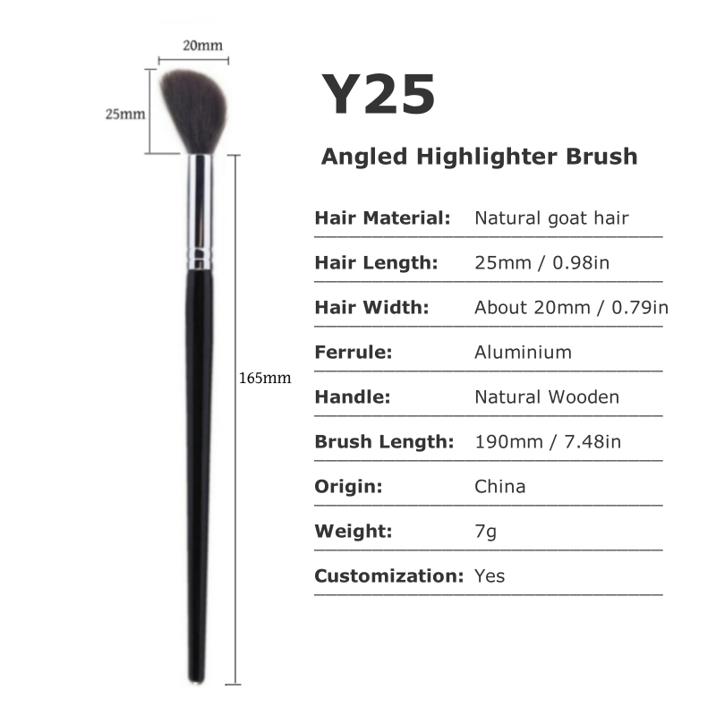 Highlighter Makeup Brushes Blu - Beauty Queen Makeup reseña y precio