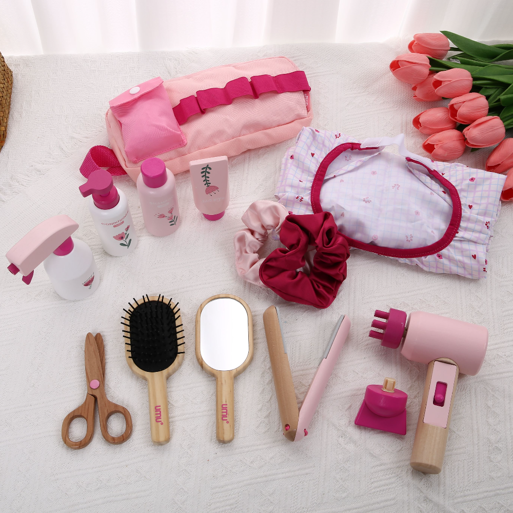 Wooden Makeup Toy Kits for Lit - Beauty Makeup Kit For Girls reseña y precio