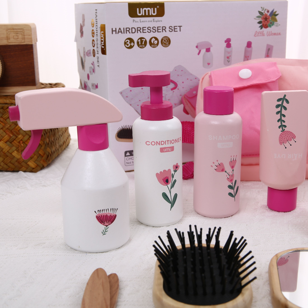 Wooden Makeup Toy Kits for Lit - Beauty Makeup Kit For Girls reseña y precio