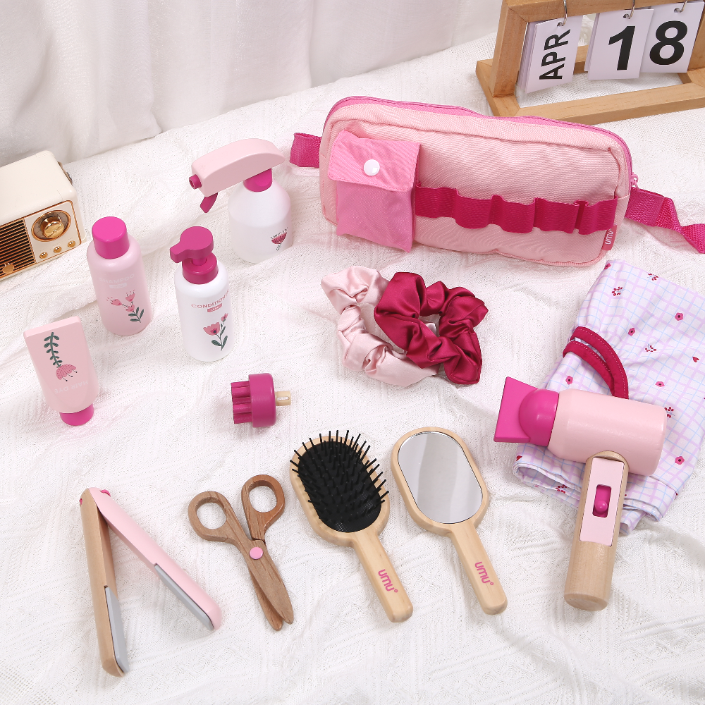 Wooden Makeup Toy Kits for Lit - Beauty Makeup Kit For Girls reseña y precio