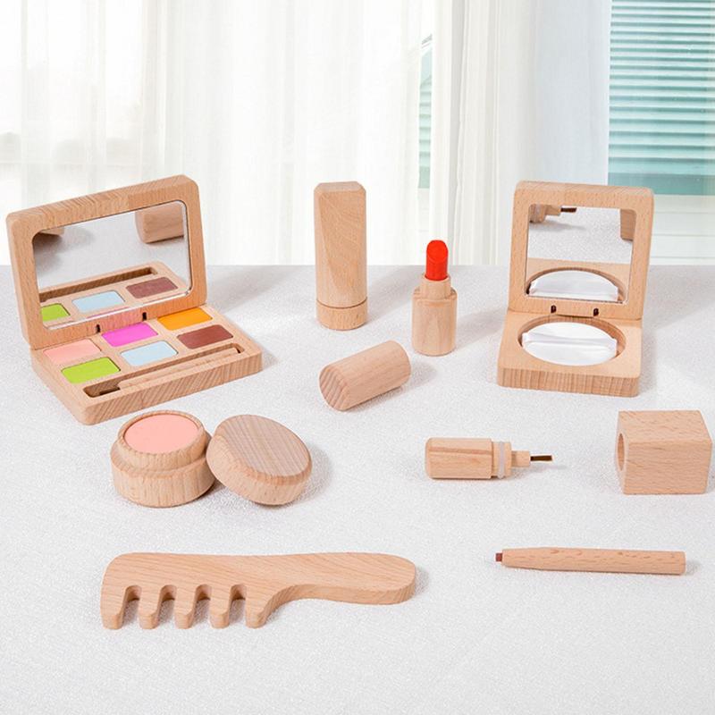 Toy Makeup Set For Girls Woode - Beauty Makeup Kit For Girls reseña y precio
