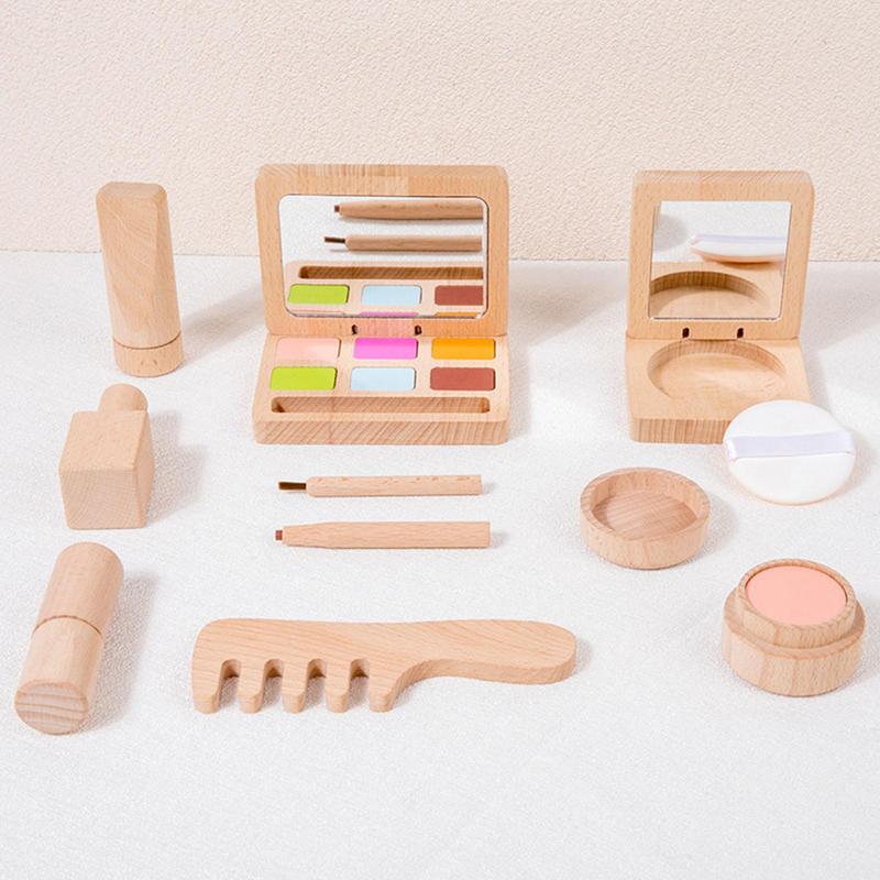 Toy Makeup Set For Girls Woode - Beauty Makeup Kit For Girls reseña y precio