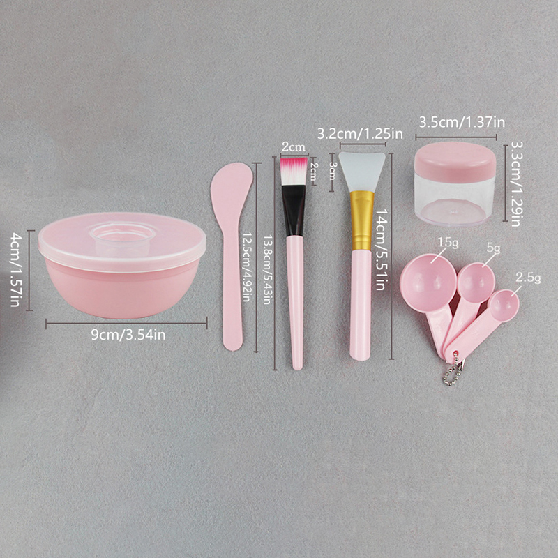 Facial Brush Mask Bowl Spoon S - Beauty Makeup Background reseña y precio
