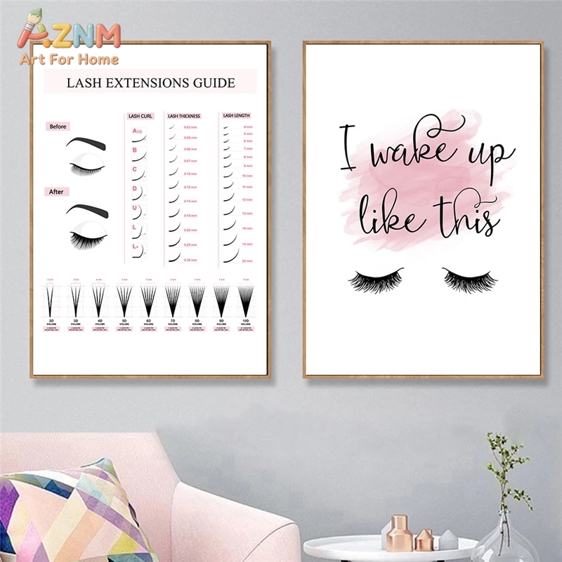 AZNM Lash Extensions Guide Can - Makeup Is Beauty Quotes reseña y precio