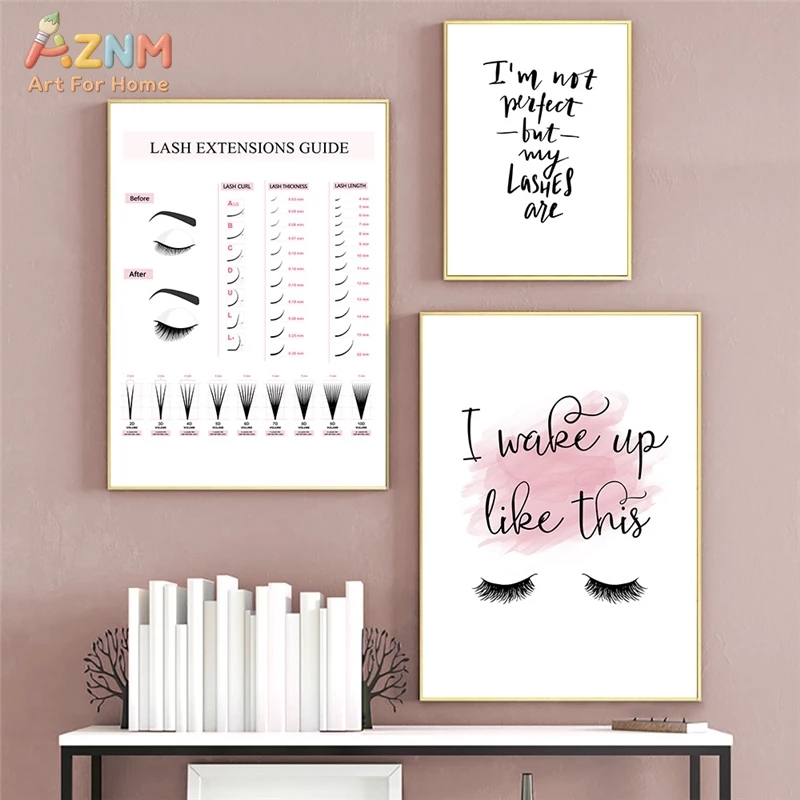 AZNM Lash Extensions Guide Can - Makeup Is Beauty Quotes reseña y precio