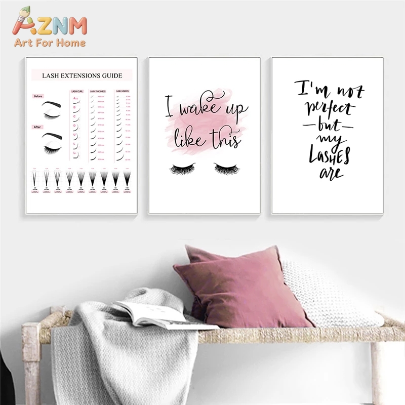 AZNM Lash Extensions Guide Can - Makeup Is Beauty Quotes reseña y precio