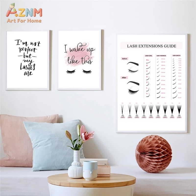 AZNM Lash Extensions Guide Can - Makeup Is Beauty Quotes reseña y precio