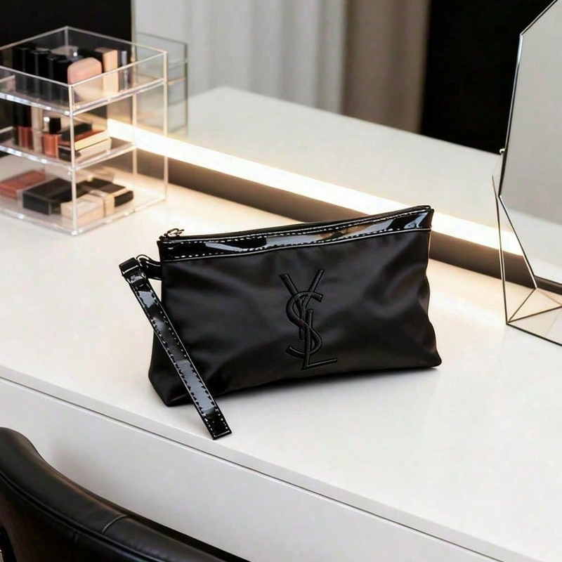 YSL Classic Cosmetic Bag For W - Ysl Beauty Makeup reseña y precio