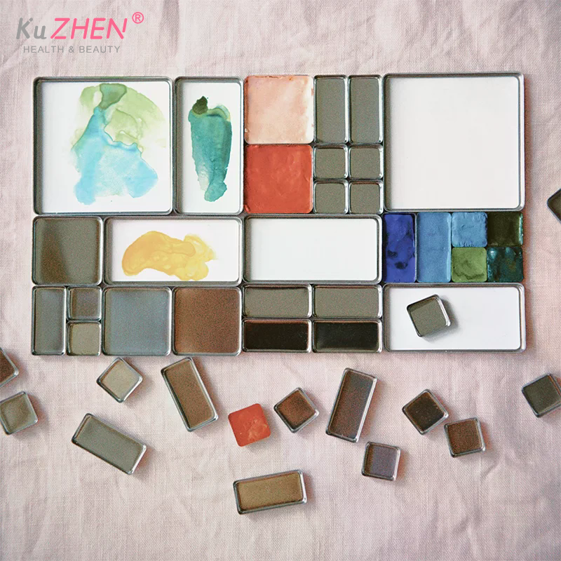 1/5/10pc Watercolor Box Packag - Eyeshadow Palette reseña y precio