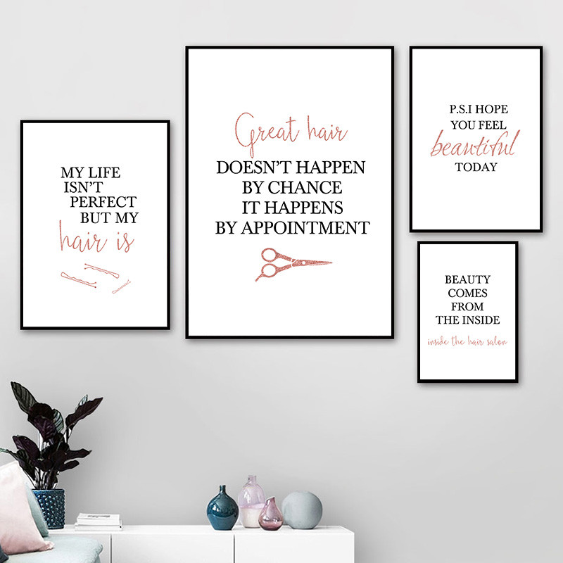 barbershop quote art posters h - Makeup Is Beauty Quotes reseña y precio
