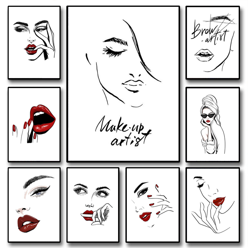 Fashion Makeup Poster Sexy Bea - Makeup Is Beauty Quotes reseña y precio