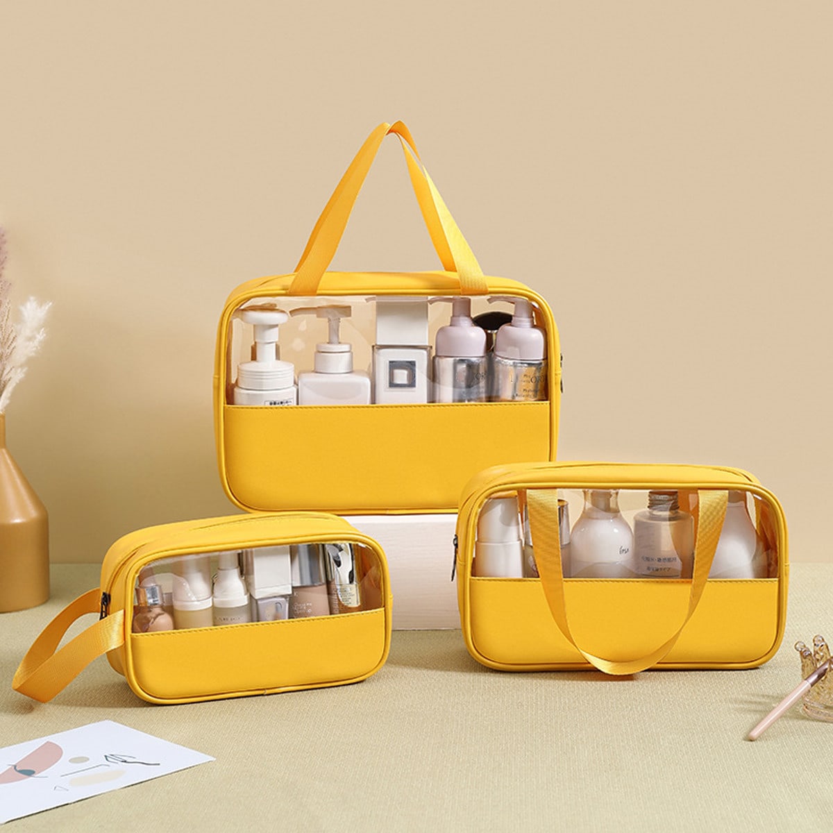 3Pcs/Set Cosmetic Bag  Organiz - Your Beauty Makeup reseña y precio