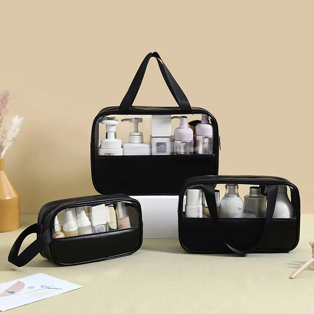3Pcs/Set Cosmetic Bag  Organiz - Your Beauty Makeup reseña y precio