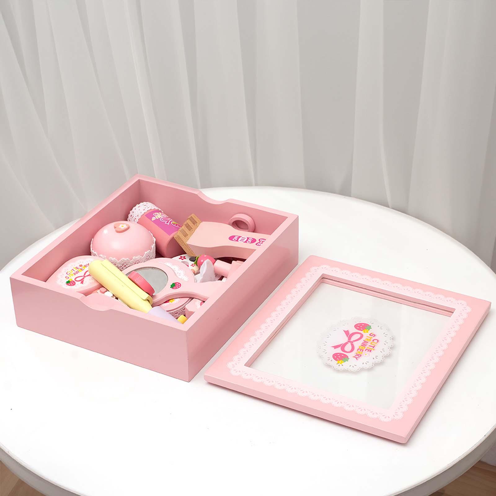 Wooden Makeup Beauty Toy Set C - Beauty Makeup Kit For Girls reseña y precio