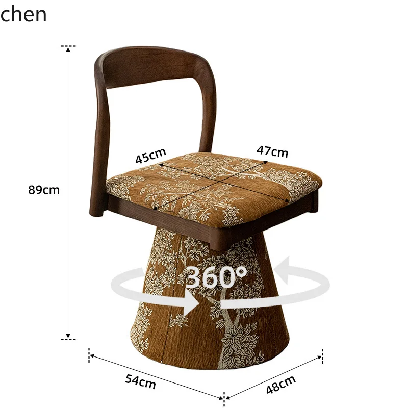 b7- Rotatable Vanity Chair Mak - Beauty Makeup Chair reseña y precio