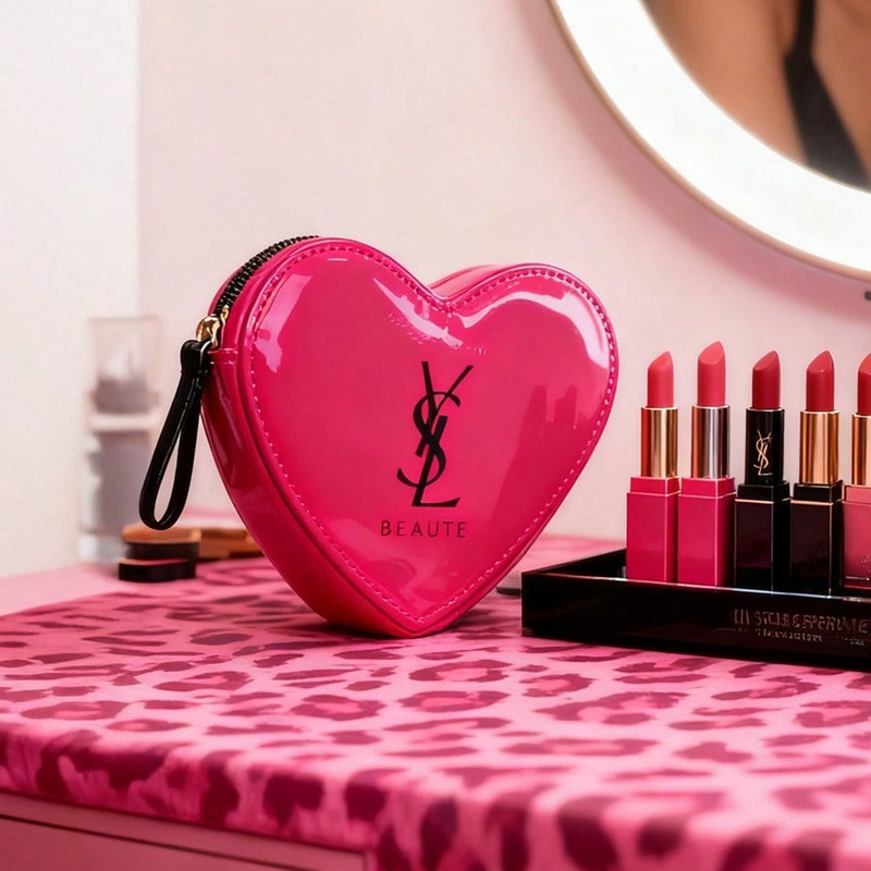 YSL Blush Pink Heart Shaped Co - Ysl Beauty Makeup reseña y precio