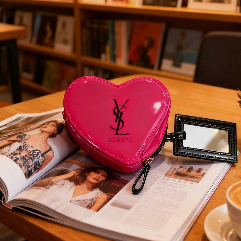 YSL Blush Pink Heart Shaped Co - Ysl Beauty Makeup reseña y precio