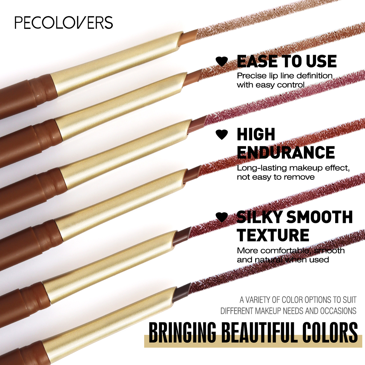 1pc Matte Lip Liner Pencil - S - Lip Liner Pencil reseña y precio