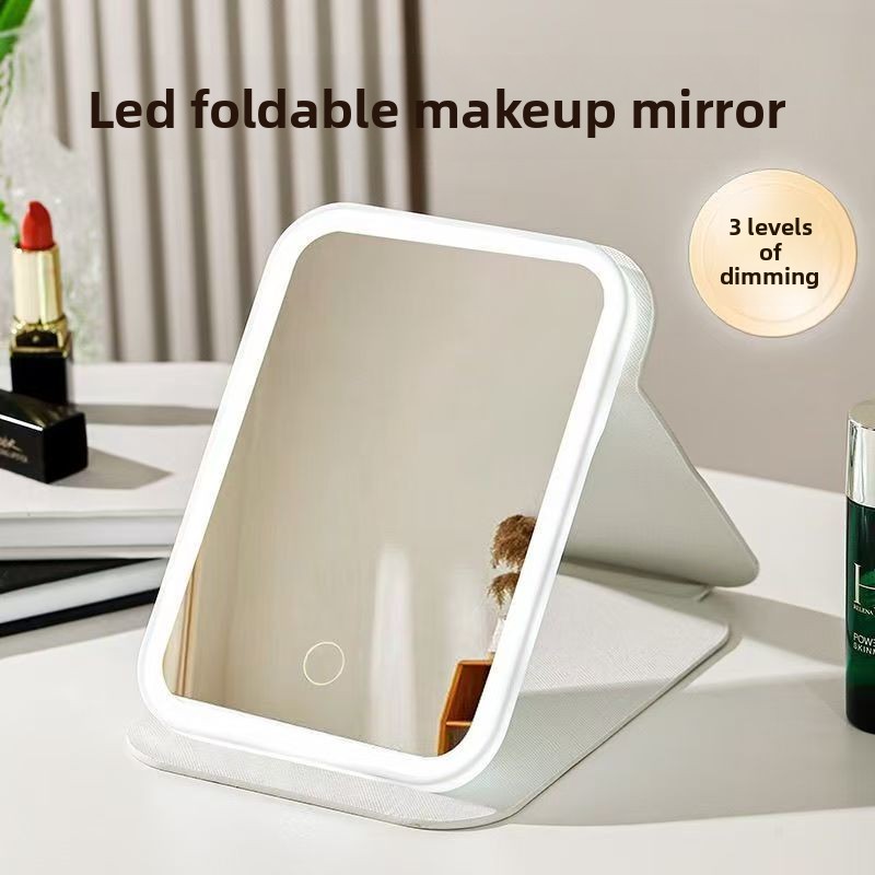 LED Foldable Makeup Mirror 3 L - Beauty Makeup Hd reseña y precio