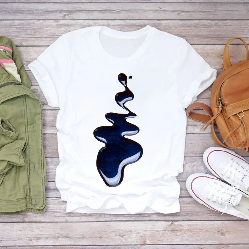 Fashion Short Sleeve White T-S - Your Beauty Makeup reseña y precio