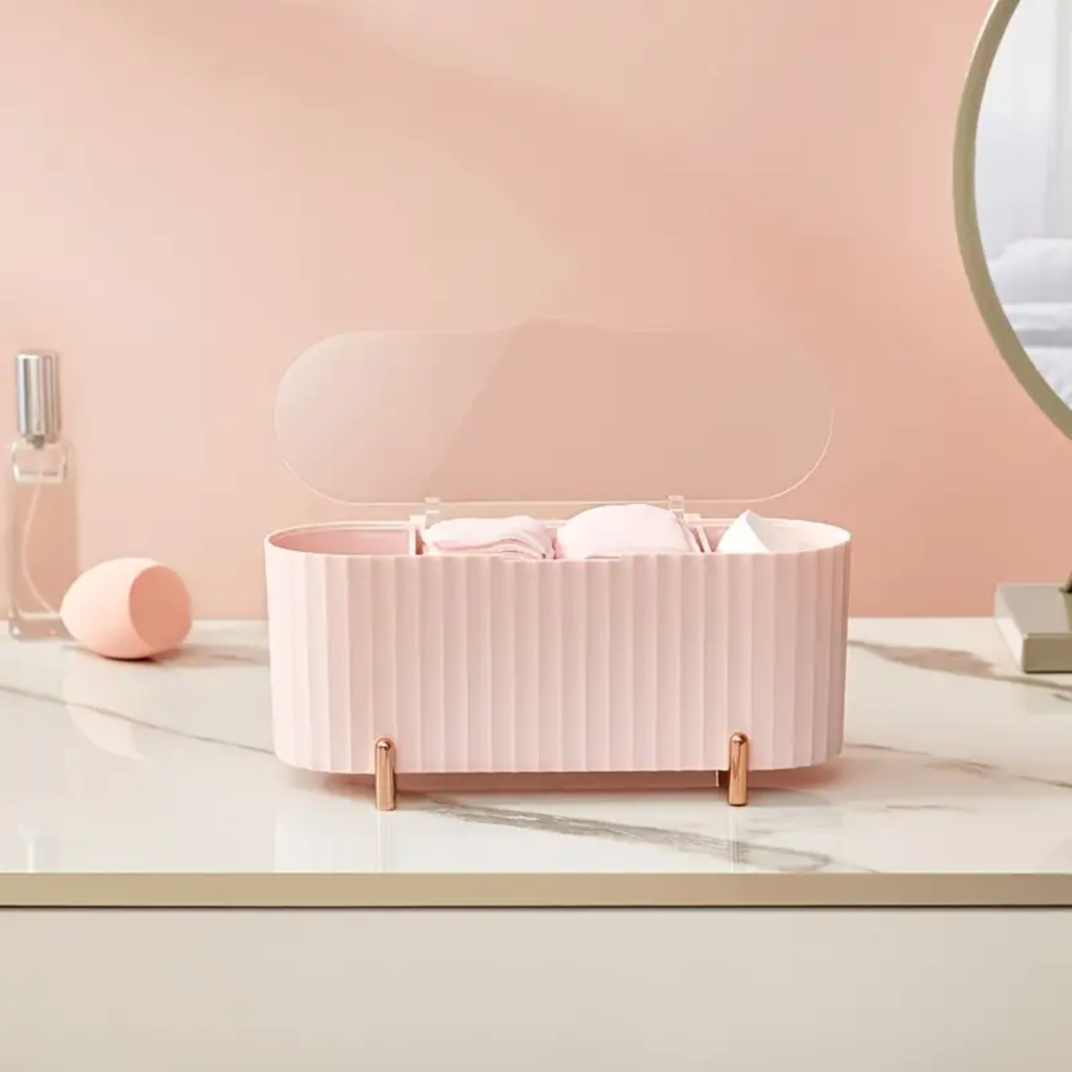Elegant Dustproof Desktop Cosm - Your Beauty Makeup reseña y precio